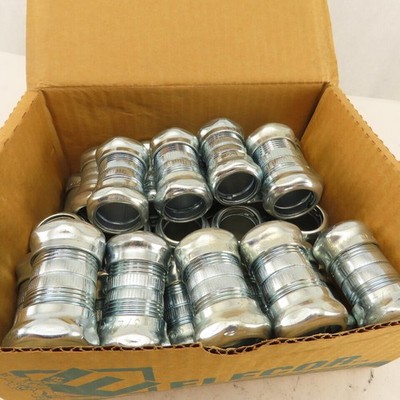 Elecor ES2202 3/4'' EMT Compression Type Coupling Lot Of 34
