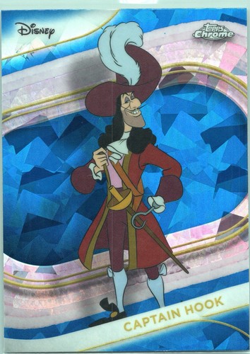 Captain Hook – 2025 Topps Chrome Disney Sapphire · Base #160 Captain Hook