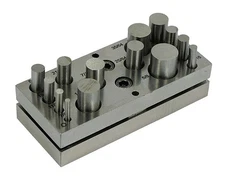 14 PC Circle Round Disc Die Cutter Punch Gold Silver Metal Jewelry