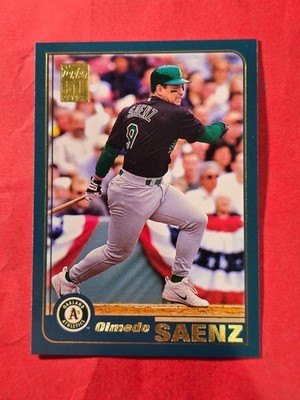 2001 Topps #512 Olmedo Saenz, cd1