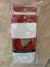 L'eggs - NEW 3 PACK - Trouser Socks (Shoe Size 5-9), White