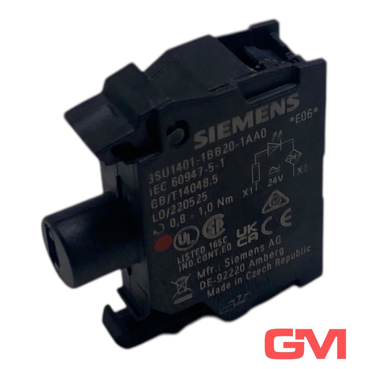 Siemens LED Module 3SU1401-1BB20-1AA0 LED Module 24V Red Integrated LED