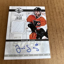 2012 Limited Signature AUTO JSY SSP /25 Jaromir Jagr #LJ-JJ HOF Hockey Card (f3)