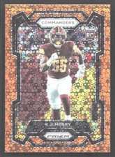 E132 - 2023 Prizm - K.J. Henry #400 - Orange Disco