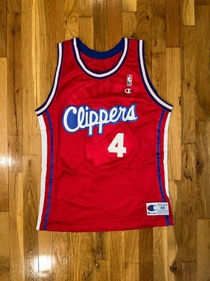 RON HARPER Champion LOS ANGELES CLIPPERS Jersey 48 NBA Rivers