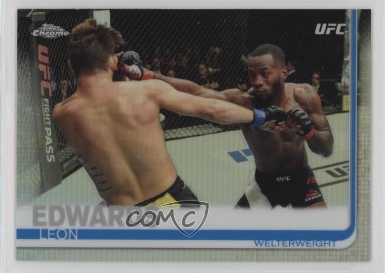 2019 Topps Chrome UFC Refractor Leon Edwards #2 a2v