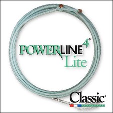 31CE 3/8In X 30Ft Classic Equine Soft Western Tack Horse Powerline4 Lite Rope
