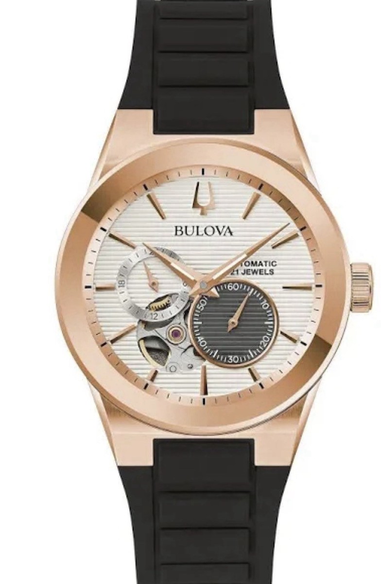 BULOVA Latin Grammy Chronograph Automatic rose gold Dial  display picture 1