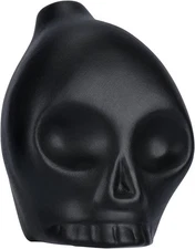 Aztec death whistle, silbato de la muerte azteca,silbato azteca,aztec Black 