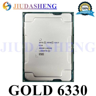Intel Xeon GOLD 6330 SRKHM 28core 2GHz 205w 56 threads LGA4189 cpu Processor