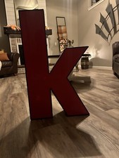 Big Letter  K  Decoration