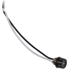 HQRP Round Rotary Switch Black 3/8 Threaded for Steampunk Applications Lamp DIY