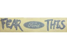 Decal 'FEAR THIS