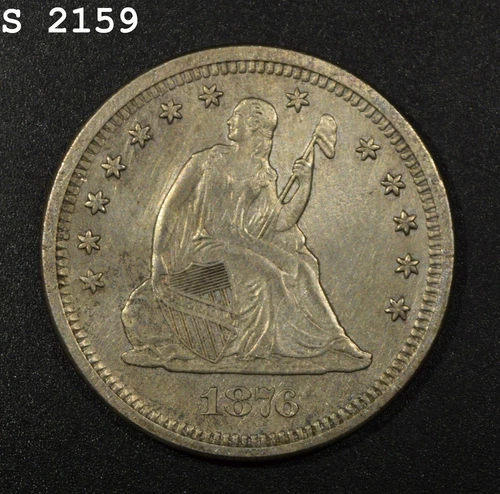 1876-S Seated Liberty Quarter "UNC" *Free S/H After 1st Item*