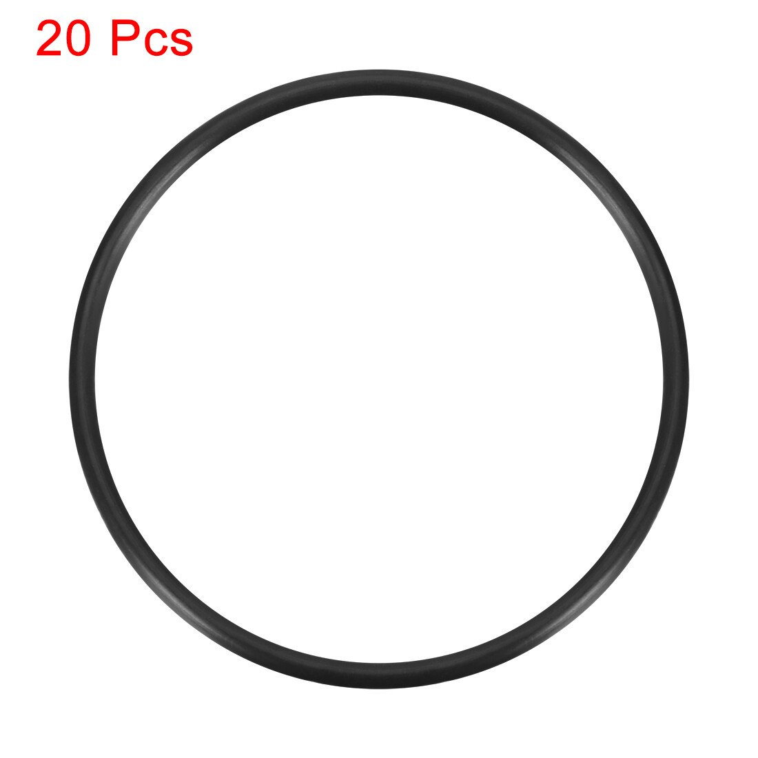 6 Anneaux Ronds Soudés Inox 316 - 20mm Diamètre Intérieur, 3mm épais - Uxcell