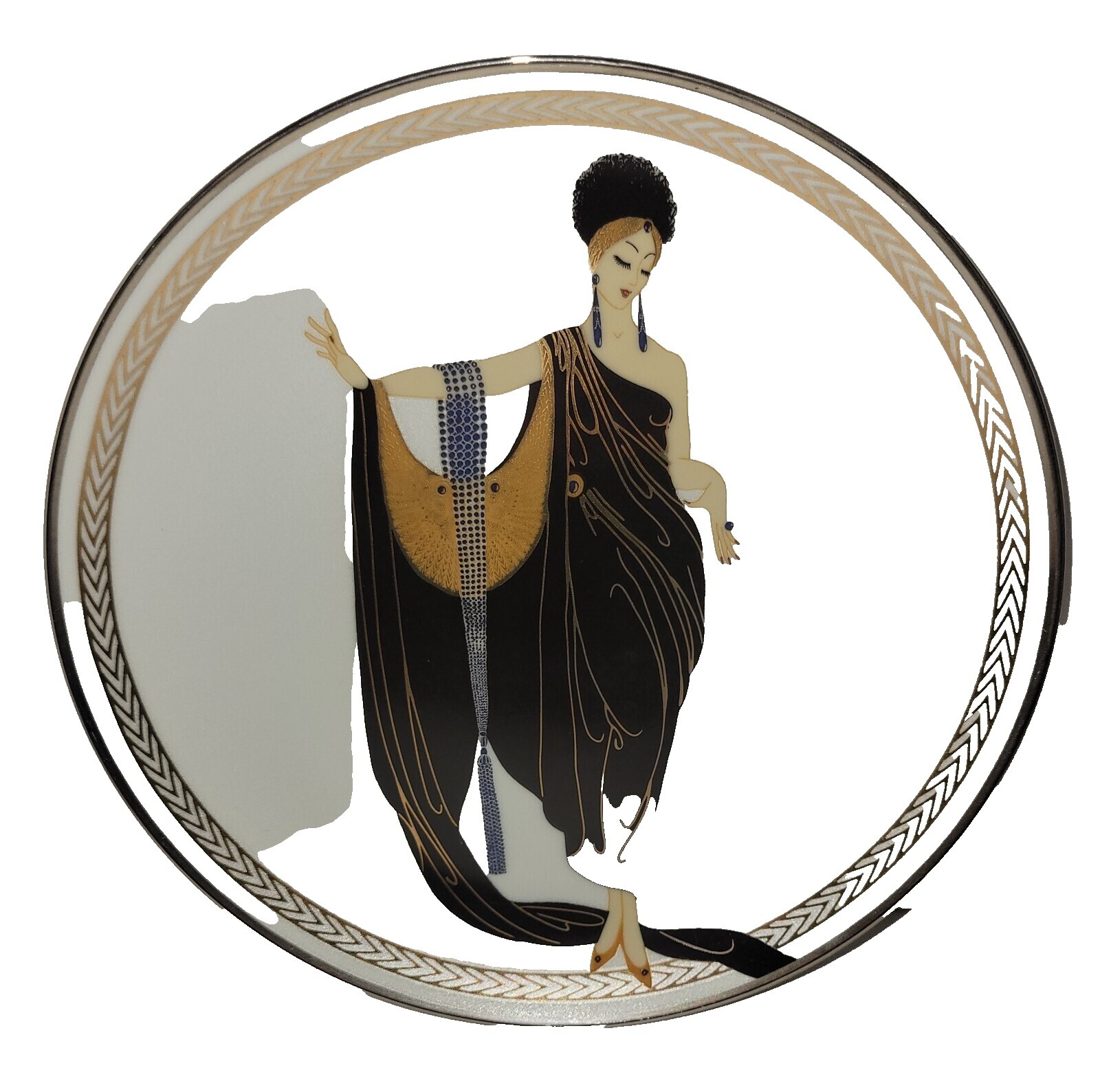 House of Erte Plates | eBay