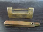 Antique Chinese Brass Lock & Key — photo 2