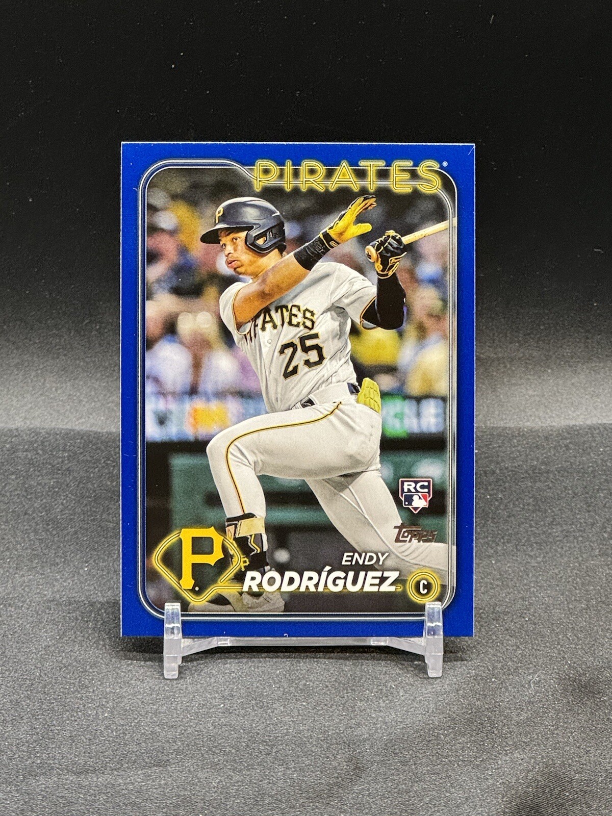 2024 Topps Series 1 ENDY RODRIGUEZ RC Royal Blue Parallel Rookie - Pirates #3