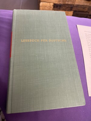 Lesebuch für Deutsche / W. Hoffmann-Harnisch, Leineneinband Sonderausgabe 1958