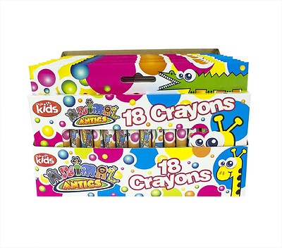 18er PACK BUNTE BUNTSTIFTE FÜR KIND KINDER KLEINKINDER KUNST & BASTELN PÄDAGOGISCHES SPIELZEUG