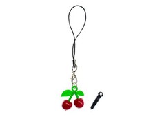 Cherries Double Phone Charm Miniblings Phone Jewelry Charm Fruit