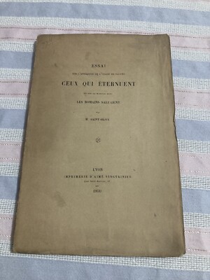 Saint Oliv Versuchen Sie Es Auf L'Vintage Aladdin VERBOT Verneige Mich 1859 E O