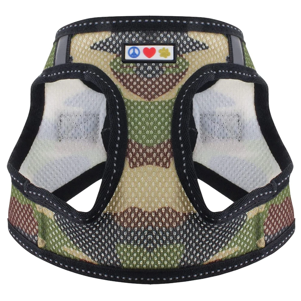 Dog Harness Mesh Vest Harness Reflective Puppy Harness & Cat Harness Adjustable