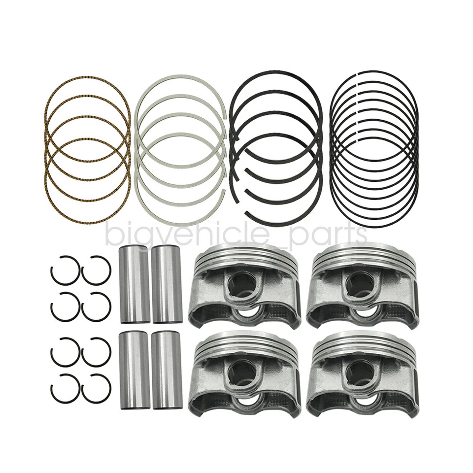 STD Engine Piston w/ Rings Kits For 11-18 Chevy Sonic Cruze Limited Aveo 1.8L - Imagem 4 de 4