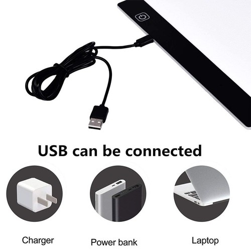 A4/A5 LED Drawing Board Light Box Tracing USB Pad Table Copy Tattoo Drawing Gift - Picture 4 of 14