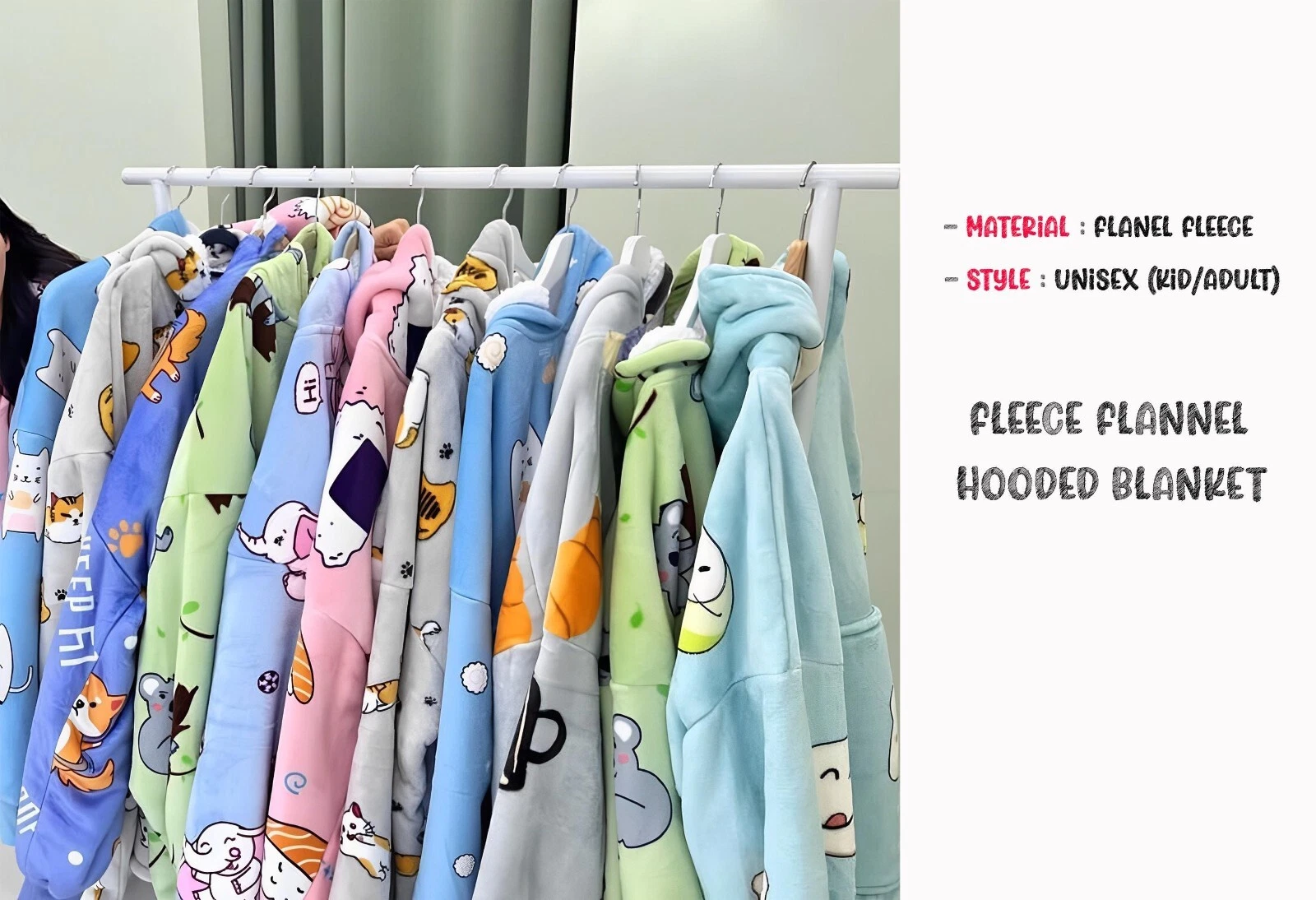 Hindu Pattern Blanket Hoodie