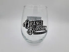 Orange Blossom Brewery Co Squared Pilsner Beer Glass Snifter 3.5" Tall - RARE
