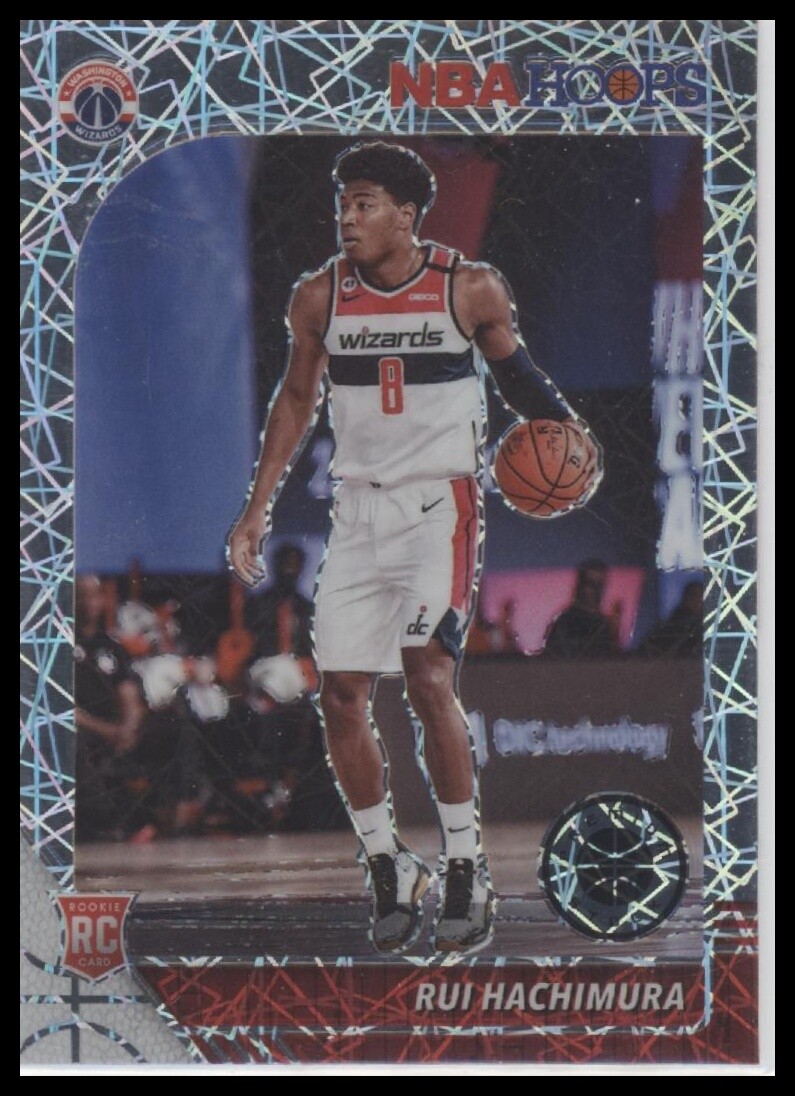 Rui Hachimura 2019-20 Hoops Premium Stock #206 Prizms Silver Laser