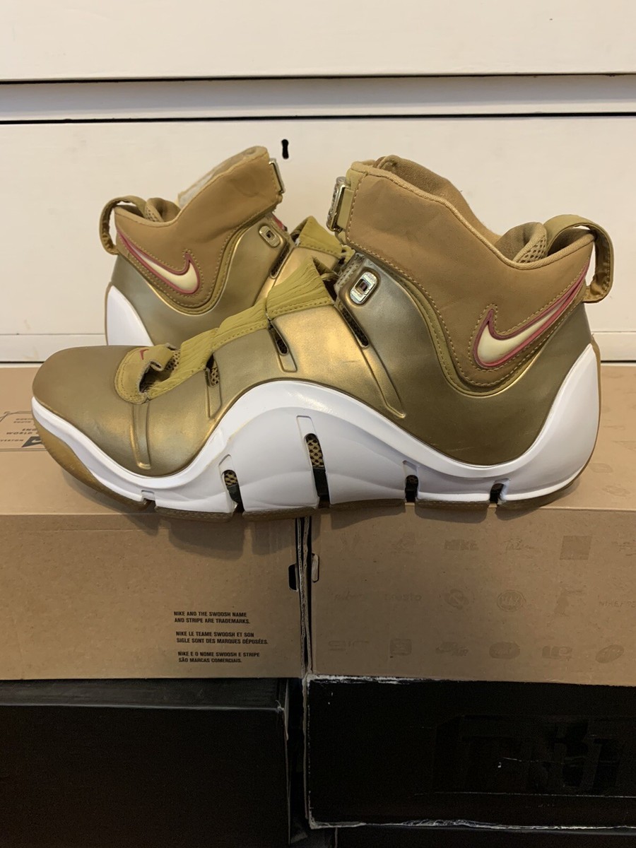 Nike Zoom Lebron 4 All Star Gold LBJ IV US 11.5 314647-711 OG 2006