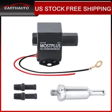 Set Electric Fuel Pump 4-7 PSI Low Pressure Petrol Gas Diesel Inline Universal