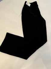 Vintage 90's NWT Faux Black Suede Pants Harold's Size 12