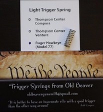 Ruger M77 Hawkeye Light Trigger Spring TARGET 