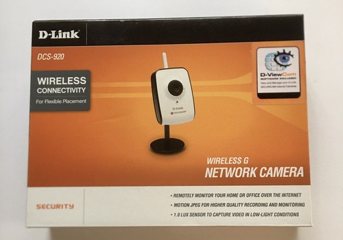 D-Link DCS-920 Wireless-G Internet Camera Security for Home or Office New - Picture 2 of 9