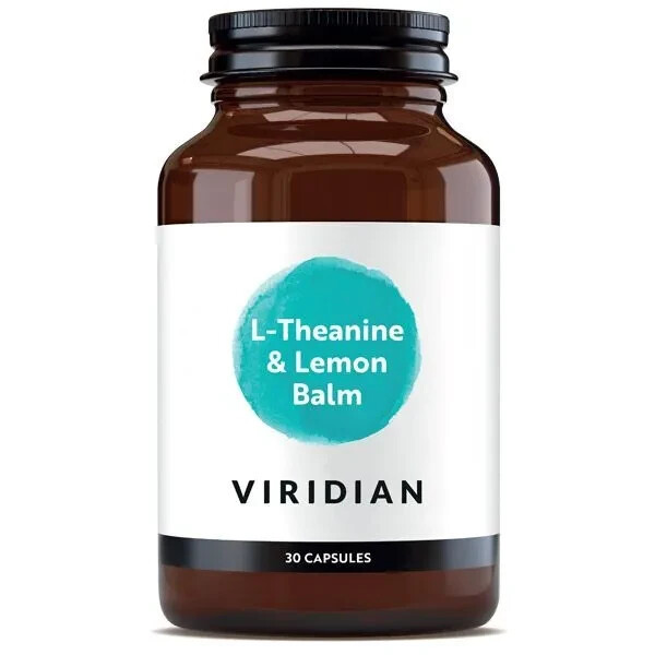 Viridian L-Theanine & Lemon Balm 30 Vegetarian Capsules
