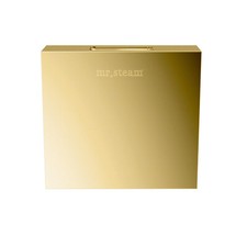 Mr Steam Aroma Designer Square 3 in. Steam Head in Polished Brass