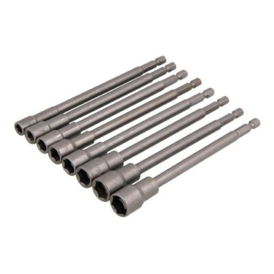 Neilsen magnetisches Mutterndreher-Set - 8-teilig & 12-teilig, 1/4 Zoll Sechskantschaft, TEK-Schraubendreher