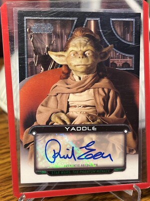 Topps Star Wars Galactic Files Base Autograph