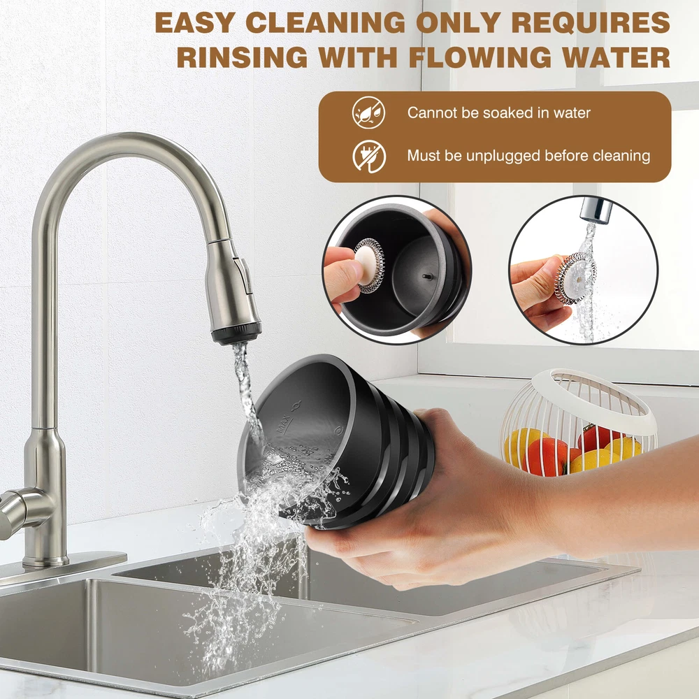 Milk Frother and Steamer 4in1 Electric Coffee Frother Automatic Milk Frothers