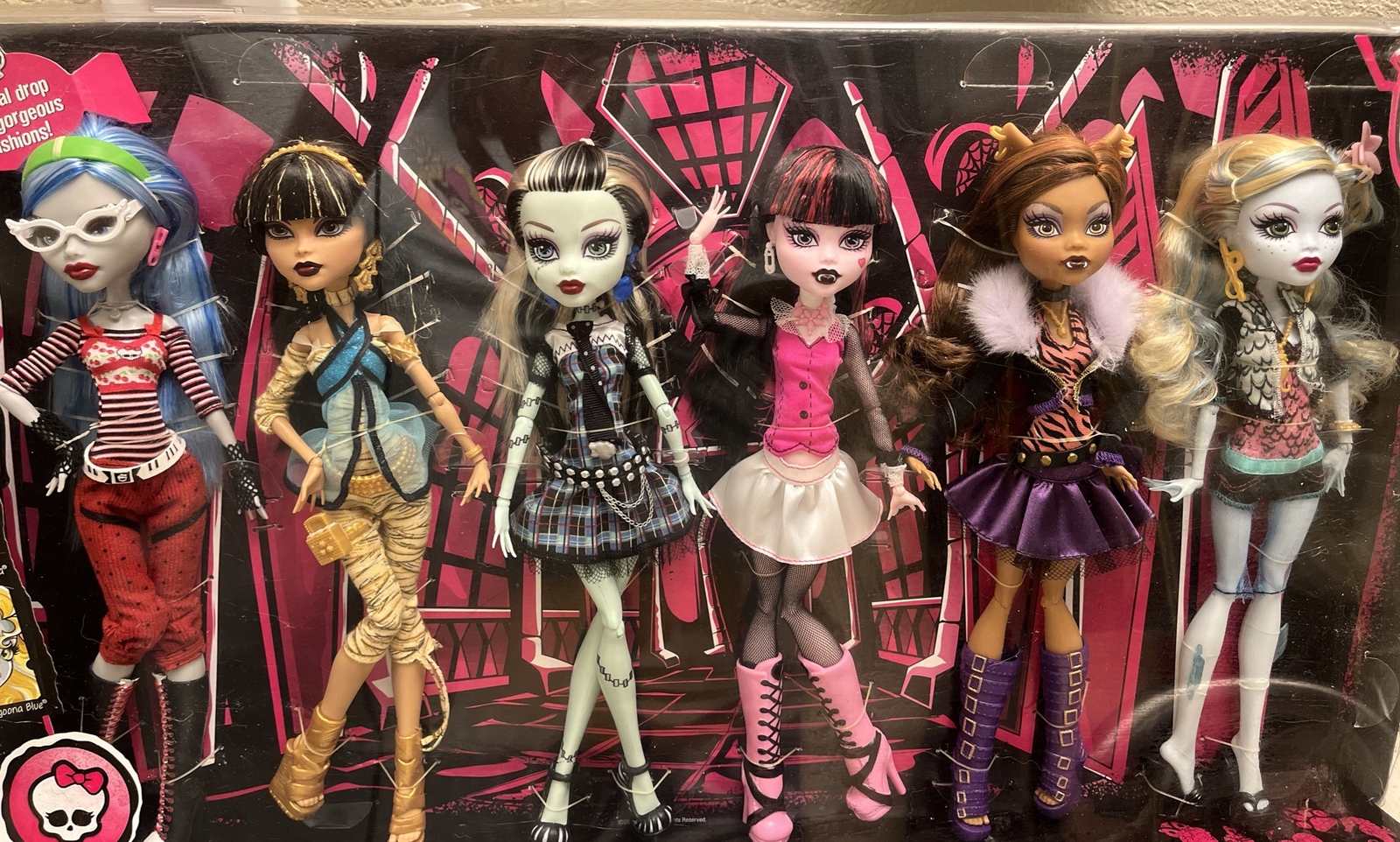 Monster High Original Ghouls Collection 6-Pack 2015 NIB doll set