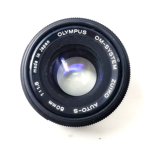 Lens - Olympus OM-System - Zuiko - Auto-S - 50mm - 1:1.8 - Japan