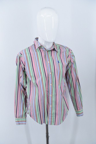 Polo Ralph Lauren Colorful Striped L/S Button Down Shirt Youth Large 16-18 - Picture 10 of 13