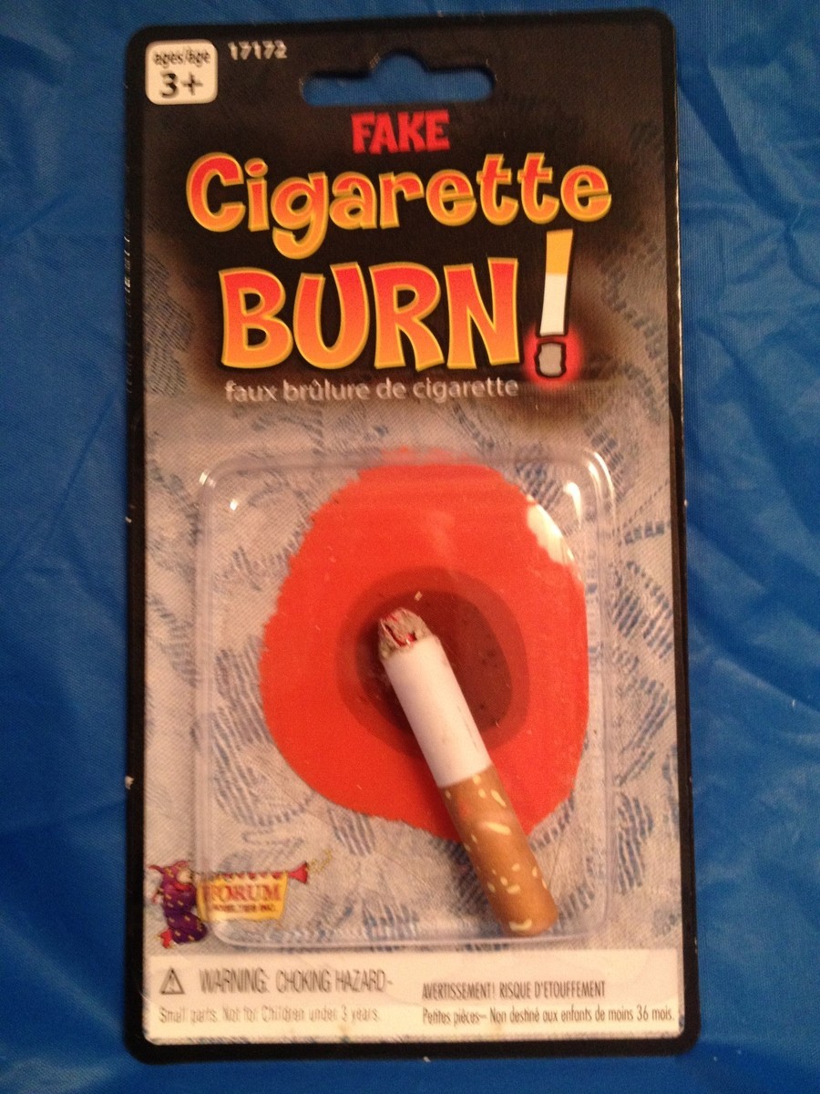 fake burning cigarette Fake Cigarette Burn - Jokes,Gags,Pranks - Fake Burn