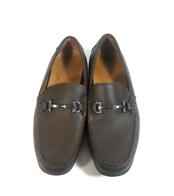 Vionic 556 Mason Men Brown Leather Loafers Horsebit Buckle  display picture 2