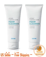 [US Seller] 2PKS ATOMY Evening Skin Care Foam Cleanser 150ml New Korean Import