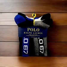 POLO RALPH LAUREN 6 PAIRS / MEN  S / CLASSIC SPORT SIZE 10-13