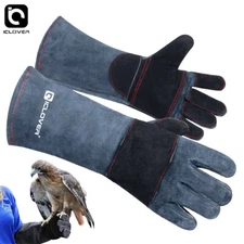 Animal Handling Gloves Anti Bite Proof Snake Cat Dog Training Welding Heavy Duty